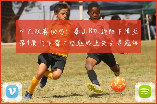 中乙联赛动态：泰山B队连败下滑至第4厦门飞鹭三连胜终止失去争冠机会